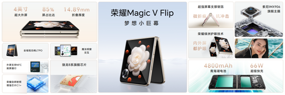 荣耀Magic V Flip发布 打造全形态折叠屏矩阵